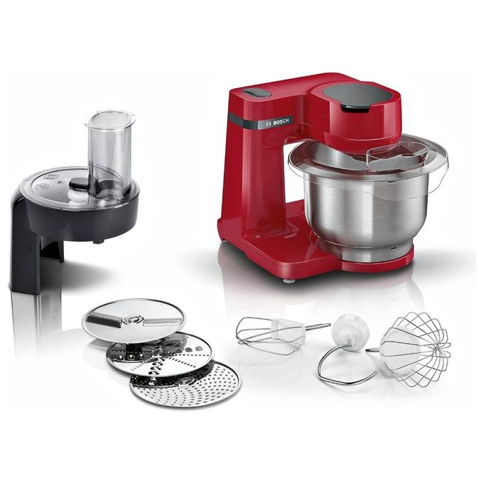 Image of [ComeNuovo] Bosch Robot da Cucina MUMS2ER01 Serie 2 700W, 3.8 Litri, Colore Rosso