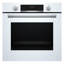 [ComeNuovo] Serie 4 HBA534BW3 Forno da incasso 71 Litri Classe A, EcoClean per parete posteriore, Display digitale LED rosso, manopole a scomparsa push-pull, 7 funzioni, cottura 3D, Orologio elettronico con impostazione inizio e fine cottura, Illumi