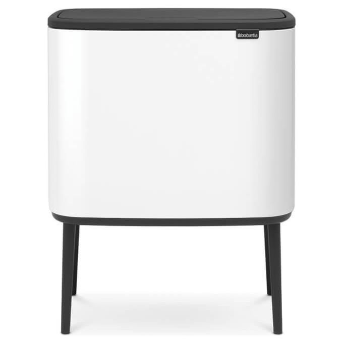 [ComeNuovo] Brabantia Waste Bin Bo Touch Bin Pattumiera 36 Litri Bianco