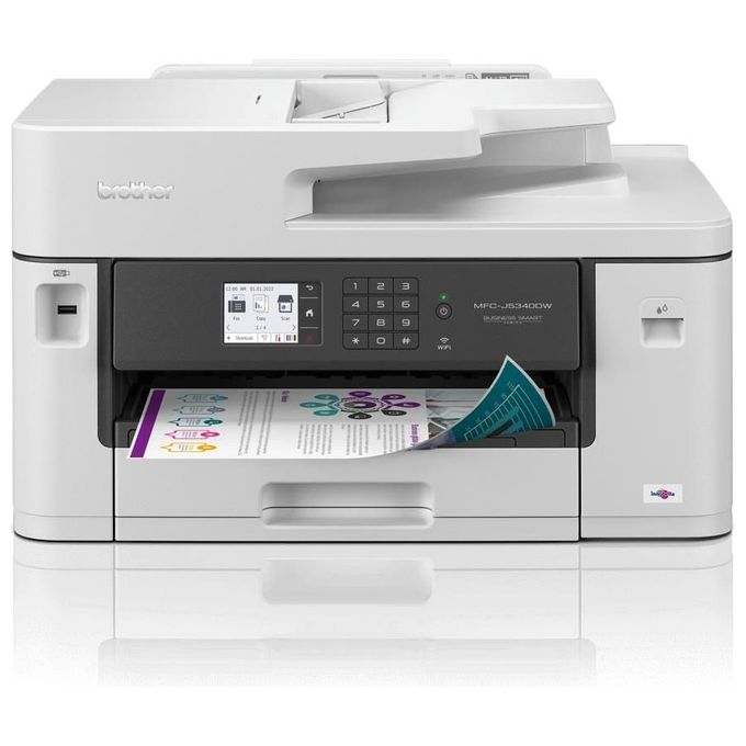 Image of [ComeNuovo] Brother Stampante Inkjet Multifunzione MFC-J5340DW Risoluzione 1200x4800 DPI A3 Wi-Fi Bianca