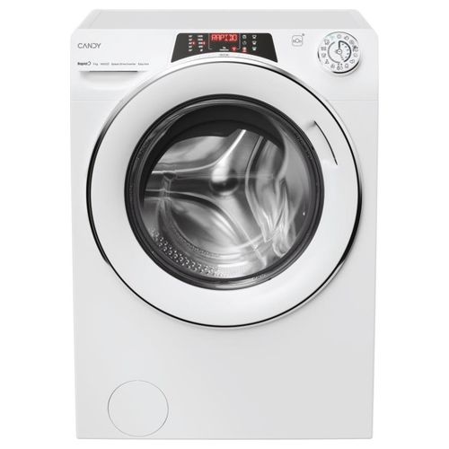 [ComeNuovo] RapidO' RO1496DWMCT/1-S Lavatrice a carica frontale 9Kg classe A 1400 giri 16 programmi controllo remoto bianco 60x53x85