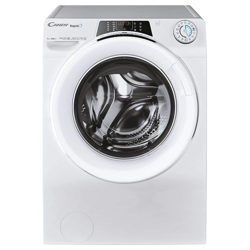 [ComeNuovo] RapidO' RO1496DWMCT/1-S Lavatrice a carica frontale 9Kg classe A 1400 giri 16 programmi controllo remoto bianco 60x53x85