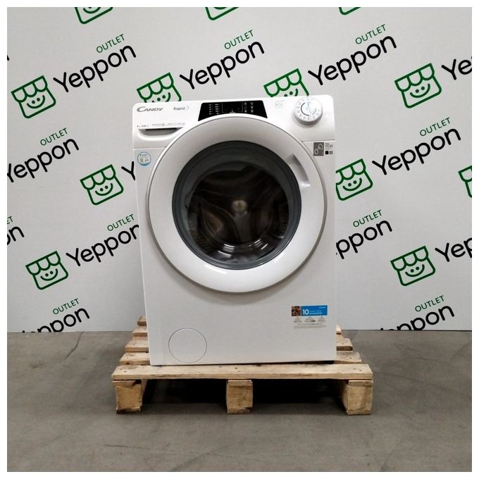 Image of [ComeNuovo] Candy RO 1284DWMST 1-S RapidÓ Lavatrice Caricamento Frontale QuickandClean Classe energetica A Capacita' di carico 8Kg Centrifuga 1200 Giri Speed-Drive Inverter motor Controllo vocale Funzione vapore