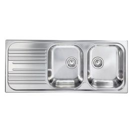 [ComeNuovo] 010597DCSSX Lavello IX Atlantic 3'' 116X50 2 vasche a destra