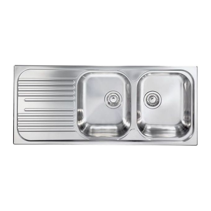 [ComeNuovo] CM 010597DCSSX Lavello IX Atlantic 3'' 116X50 2 vasche a destra