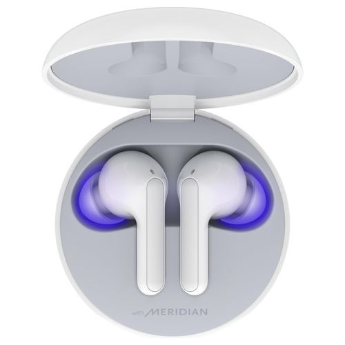 [ComeNuovo] LG Tone Free FN6 Auricolari True Wireless Bluetooth Meridian Audio con custodia UVnano White