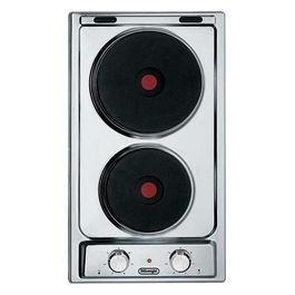 [ComeNuovo] De Longhi I 23/2 ER Linea Domino Piano cottura Elettrico 2 Piastre rapide 30 cm Acciaio Inox