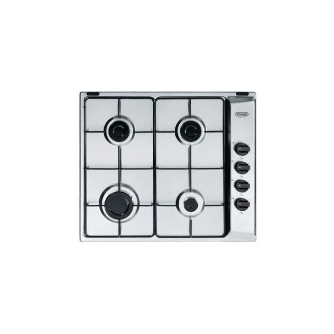 [ComeNuovo] DeLonghi YAL46ASV Piano Cottura a Gas 4 Fuochi 60 cm Acciaio Inox