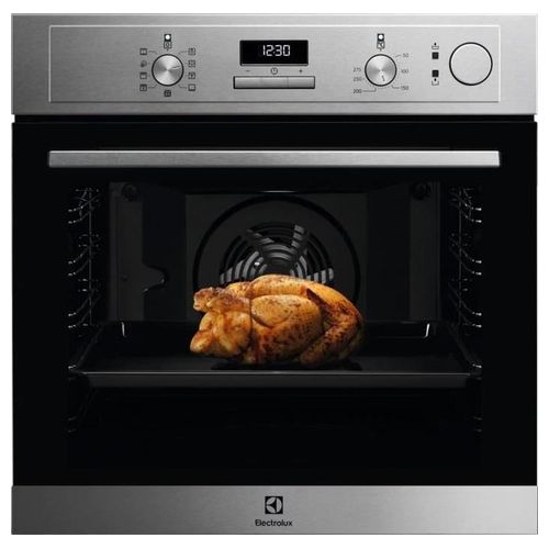[ComeNuovo] EOC3S40X Forno Elettrico Multifunzione da Incasso Vapore SteamCrisp 8 Funzioni Classe energetica A Funzione Pizza 60 cm Inox Antimpronta