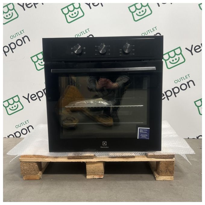 Image of [ComeNuovo] Electrolux EOH2H004K Forno Elettrico Multifunzione da Incasso Capacita' 68 Litri Classe energetica A 5 Programmi Aqua Cleaning 60 cm Nero