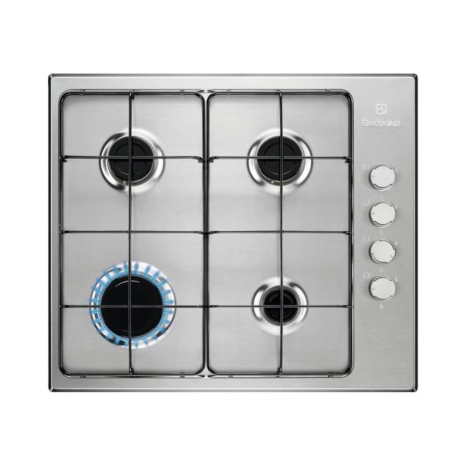 Image of [ComeNuovo] Electrolux KGS6404SX Piano Cottura a Gas 4 Zone 55 cm Acciaio Inossidabile