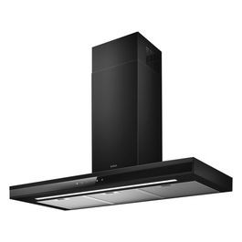 [ComeNuovo] ADÉLE BL MAT/A/90 Cappa Parete 90 cm Aspirante 770 m³/h Classe A Finitura nero effetto soft touch  vetro nero
