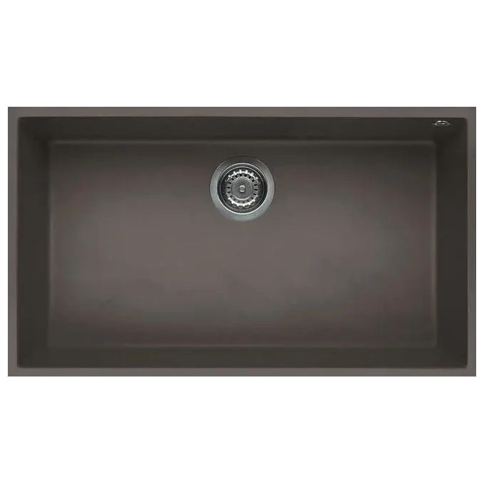 Image of [ComeNuovo] Elleci LKQ13093BSO Quadra 130 Lavello Keratek 1 Vasca 76 cm Grigio