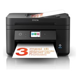 [ComeNuovo] Workforce WF-2960DWF Stampante Multifunzione A4 a getto d'inchiostro (Stampa Fronte Retro, Scansione, Copia, Fax) Display Touch Screen 6.1”, ADF, WiFi, Ethernet, Stampa da mobile, AirPrint, Nero