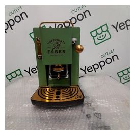 Pro Deluxe Macchina da Caffè a Cialde 44mm Acid Green Ottone per un Caffè di Qualità Superiore e Stile Unico