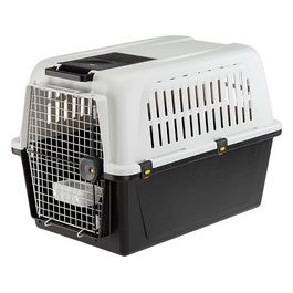 [ComeNuovo] Trasportino per cani di taglia media ATLAS 50 PROFESSIONAL, Box per Trasporto Cani con ciotola inclusa, Porta in acciaio plasticato, Sistema di chiusura di sicurezza, Griglie per l'aerazione, 55,5 x 81 x h 60 cm.