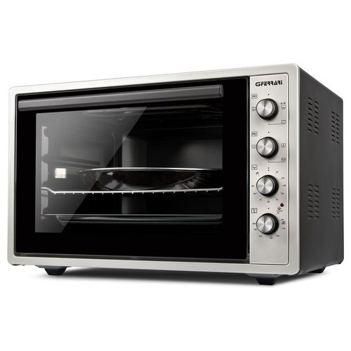 [ComeNuovo] G3Ferrari G10154 Rosto' 58 Forno Elettrico Multifunzione Ventilato con Girarrosto Capacità 58 Litri 9 Programmi 63 cm Nero / Argento