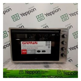 [ComeNuovo] G3Ferrari G10154 Rosto' 58 Forno Elettrico Multifunzione Ventilato con Girarrosto Capacità 58 Litri 9 Programmi 63 cm Nero / Argento