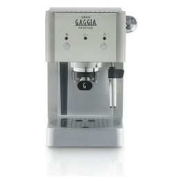 [ComeNuovo] Granprestige Macchina da Caffè Espresso Manuale, per Macinato e Cialde, Argento