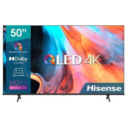 [ComeNuovo] HISENSE 50E77HQ TV 50'' Smart 4K Ultra HD Display QLED sistema VIDAA colore Nero