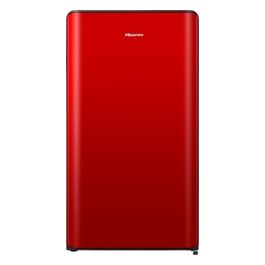 [ComeNuovo] RR106D4CRF Frigorifero Monoporta da Tavolo Capacità 89 Litri Classe Energetica F Statico Zona Frezeer 3 star Multi box Balconcino porta XXL 84,2 cm Rosso