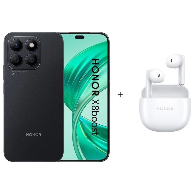 [ComeNuovo] Honor X8b 8Gb 256Gb 6.7'' Amoled Dual Sim Black + Auricolari Buds X6