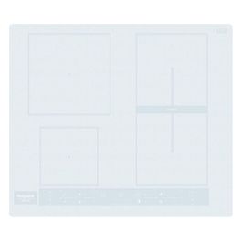 [ComeNuovo] HB 8460B NE/W Piano Cottura ad Induzione 4 Zone 9 Livelli di Potenza + Booster Combi Duo Blocco Comandi Adattatore di Potenza 59cm Bianco