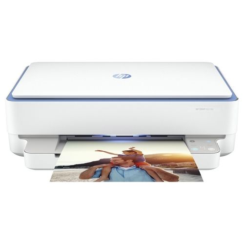 [ComeNuovo] HP ENVY 6010e - Stampante multifunzione, stampante, scanner, fotocopiatrice, WLAN, Airprint con inchiostro istantaneo di 6 mesi, colore: Blu