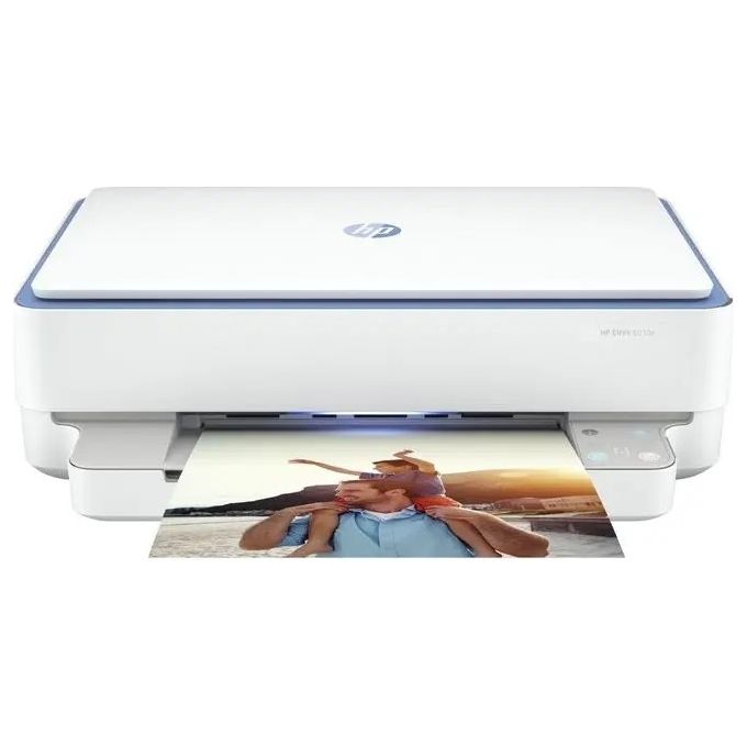 HP ENVY 6010e Stampante multifunzione Scanner Fotocopiatrice WiFi Airprint Blu con 6 mesi di inchiostro istantaneo incluso