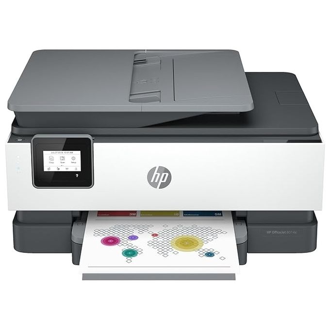 Image of HP OfficeJet 8014e Stampante Multifunzione Colore Stampa Copia Scansione Alimentatore Automatico di Documenti Stampa Fronte-Retro Ideale per Ufficio