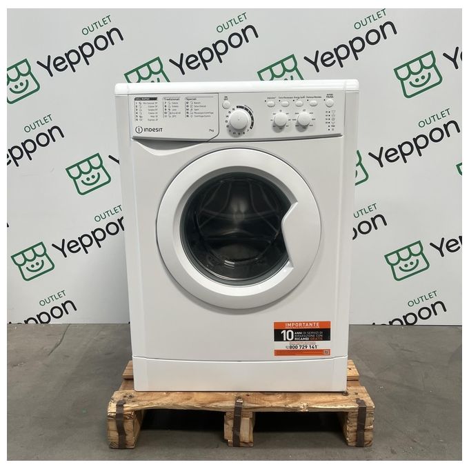 Image of [ComeNuovo] Indesit EWC 71252 W IT N Lavatrice Caricamento frontale Classe energetica E Capacita' di carico 7 Kg Centrifuga 1200 giri Opzione Extra Lavaggio