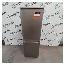 [ComeNuovo] NCAA 55 NX – Frigorifero combinato a libera installazione, 228 L, 157 cm, Classe F, 43 dB, Low‑Frost, illuminazione LED, cerniere reversibili, allarme porte, ripiani in vetro con porta‑bottiglie, colore inox
