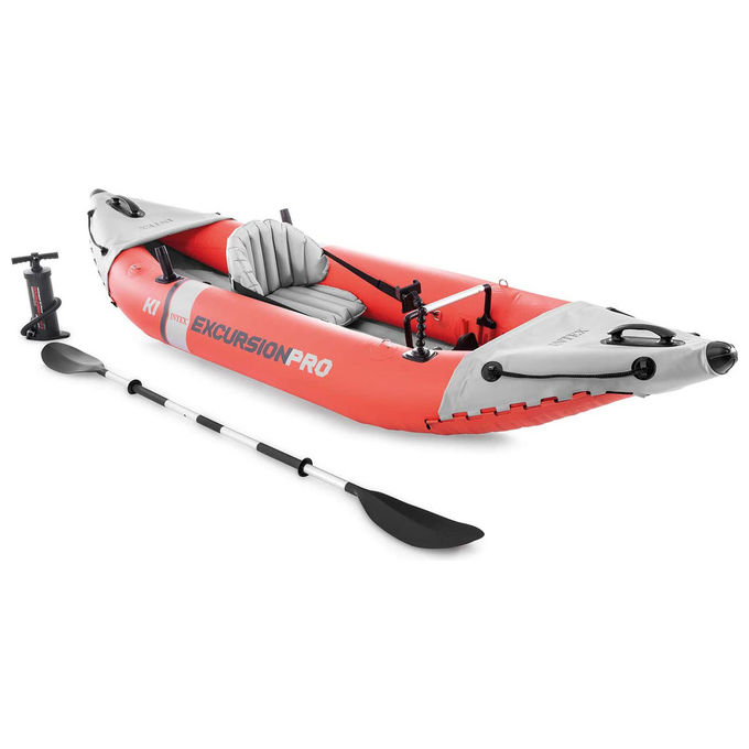 Image of INTEX Canoa K1 Excursion Pro 305x91x46 cm per Avventure Outdoor e Attivita' Acquatiche