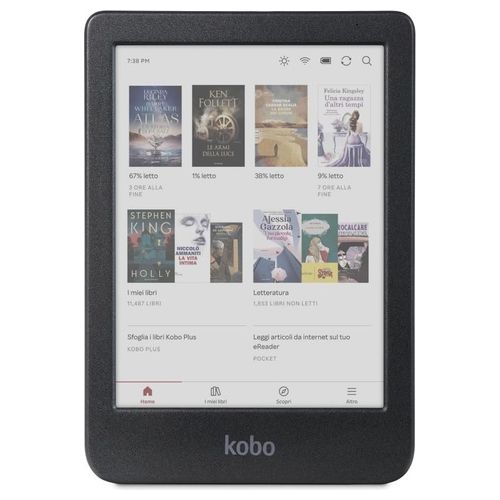 [ComeNuovo] Clara Colour eReader Display E Ink Kaleido3 da 6'' Antiriflesso Modalità scura 16Gb Multiformato impermeabile Nero
