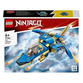 [ComeNuovo] NINJAGO 71784 Jet-Fulmine di Jay - EVOLUTION, Set Aereo Giocattolo Potenziabile, Aeroplano da Costruire, Idea Regalo