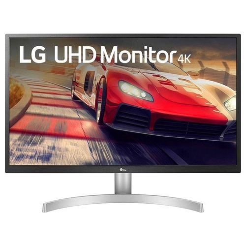 [ComeNuovo] LG 27UL500 Monitor 27'' UltraHD 4K LED IPS HDR 10 3840x2160 1 Miliardo di Colori AMD FreeSync 60Hz HDMI 2.0 (HDCP 2.2) Display Port 1.4 Uscita Audio Flicker Safe Bianco