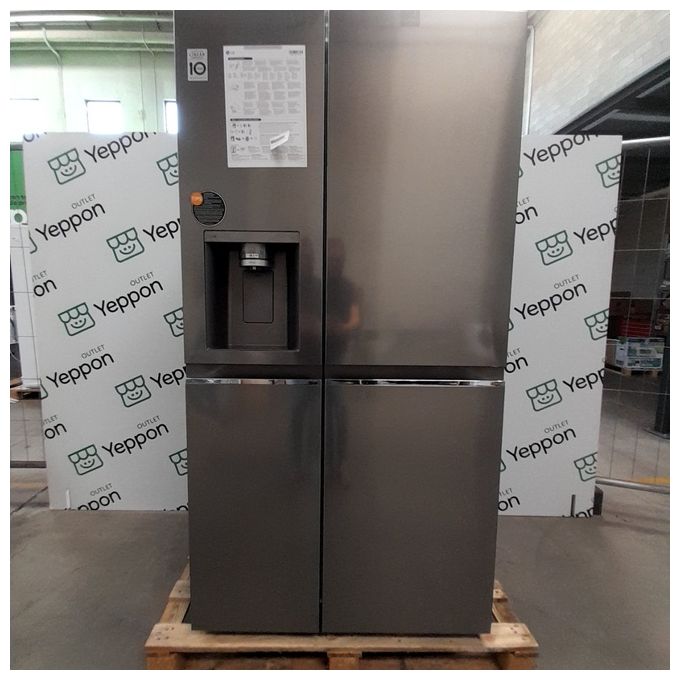 Image of [ComeNuovo] LG GSLV90PZAD Frigorifero Side by Side 635 Litri Classe Energetica D No Frost WiFi Uvnano Inox Dispenser con allaccio