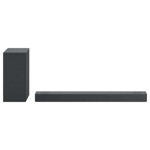 [ComeNuovo] LG S75Q Soundbar TV 380W 3.1.2 Canali con Subwoofer Wireless 2 canali up-firing Audio Meridian Dolby Atmos DTS:X  AI Sound Pro  Audio ad Alta Risoluzione Bluetooth Ingresso Ottico HDMI in/out