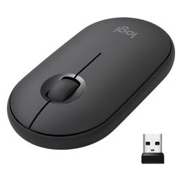 [ComeNuovo] Logitech Pebble Mouse Wireless Bluetooth con Ricevitore USB- Colore Nero