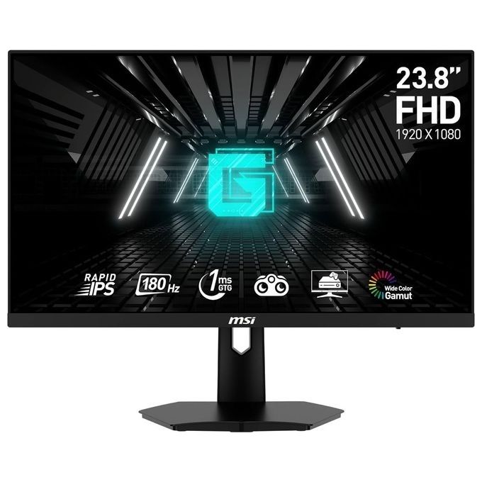 Image of [ComeNuovo] MSI G244F E2 Monitor Gaming 23,8'' FHD, 180 Hz - 1ms (GtG), Pannello IPS rapido (1920 x 1080), gamma cromatica sRGB 118%, Adaptive Sync - DP 1.2a, HDMI 2.0b