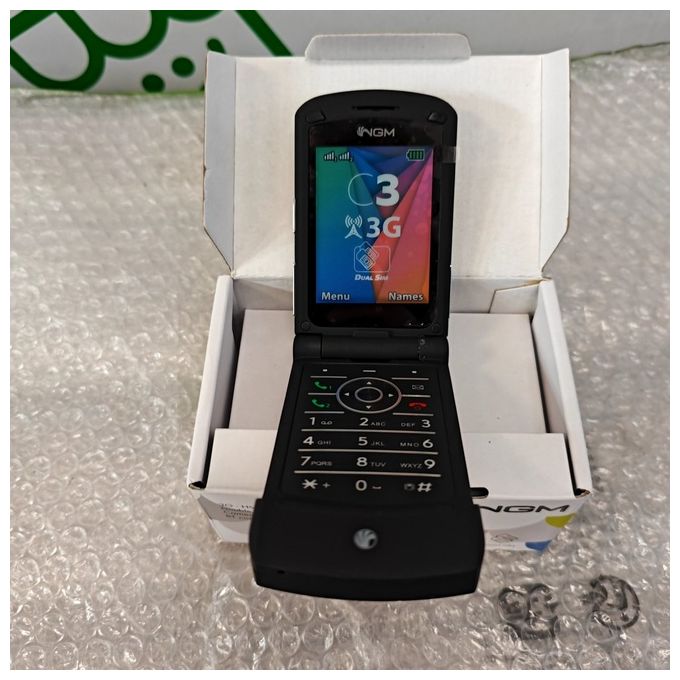 [ComeNuovo] Ngm Cellulare C3 3G Fotocamera Fm Mp3 Nero