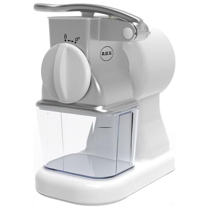 Image of [ComeNuovo] RGV Robusta Junior Grattugia Elettrica Rullo Inox Tramoggia Alluminio Contenitore Estraibile con Coperchio Salvafreschezza 150 W