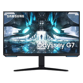 [ComeNuovo] SAMSUNG Gaming Monitor Odyssey G7 (S28AG700), Flat, 28'', 3840x2160 (UHD 4K), HDR, IPS, 144Hz, 1ms, FreeSync Pro, G-Sync, HDMI, USB, Display Port, Ingresso Audio, HAS, Pivot, PIP, Flicker Free