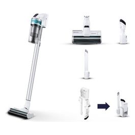 [ComeNuovo] VS15T7031R1 Jet 70 Turbo Scopa Elettrica senza Filo senza Sacchetto Capacita' 0,8 Litri Autonomia 40 minuti Bianco/Silver
