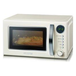 [ComeNuovo] MW 7892 Forno a Microonde Retrò con Grill Capacità 20 Litri Potenza 700W 8 programmi Tasto Quick Crema