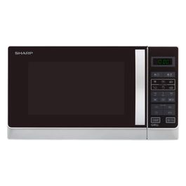 [ComeNuovo] R-742INW - Forno a microonde combinato, 25 L, 900 W, Classe A, microonde e grill, Argento
