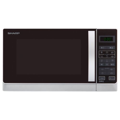 [ComeNuovo] R-742INW - Forno a microonde combinato, 25 L, 900 W, Classe A, microonde e grill, Argento