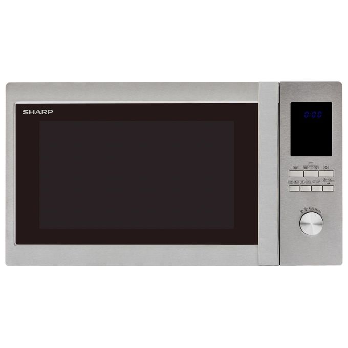 [ComeNuovo] Sharp R-982STWE Forno a Microonde con Grill Capacita' 42 Litri Potenza 1000 W 10 Programmi Display Digitale Acciaio Inox