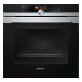 [ComeNuovo] HB676G0S1 Forno Elettrico Multifunzione da Incasso Pirolitico Capacita' 71 Litri Classe energetica A+ 13 programmi 3650 W Display TFT touch 3,7“ 60 cm Nero/Acciaio Inox