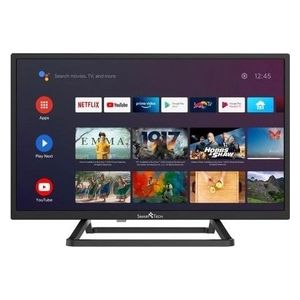 [ComeNuovo] Smart Tech Tv Led 24HA10T3 24 pollici Hd Smart tv Android 9.0 Quad Core 1G/8G Dolby Audio Bluetooth 2T2R Wi-Fi DVB-T2/C/S2 H.265